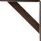 Ekena Millwork Traditional Steel Bracket, Hammered Dark Bronze 2"W x 12"D x 12"H BKTM02X12X12TRHDB - alternate 9
